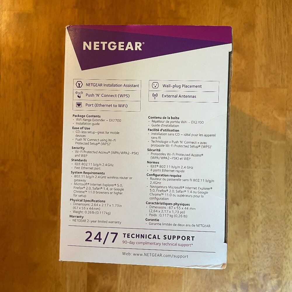 NETGEAR N300 WiFi Range Extender - Picture 4 of 7